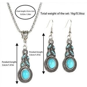 Earrings Necklace Set